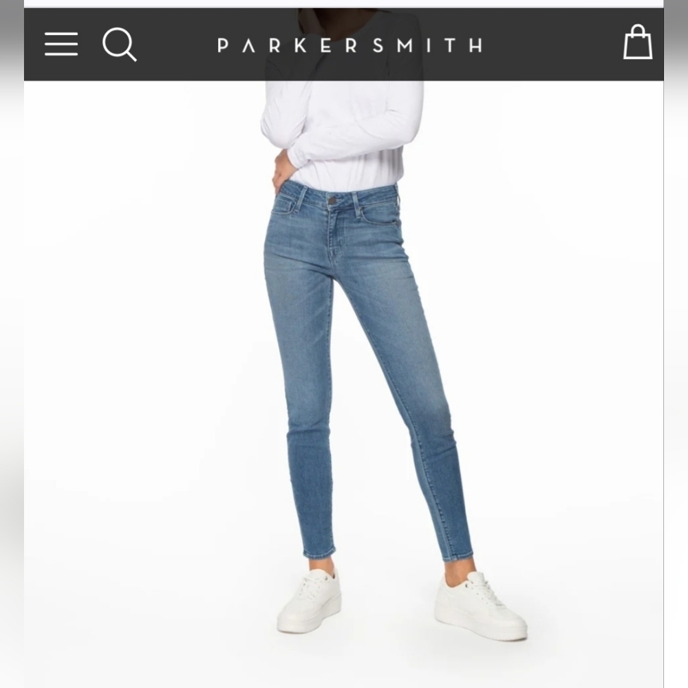 Parker Smith Ava Skinny Blue Jeans Women's Sz 26 Nwt